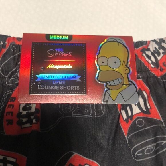 The Simpsons Sleep Shorts Mens Medium - Picture 2 of 2